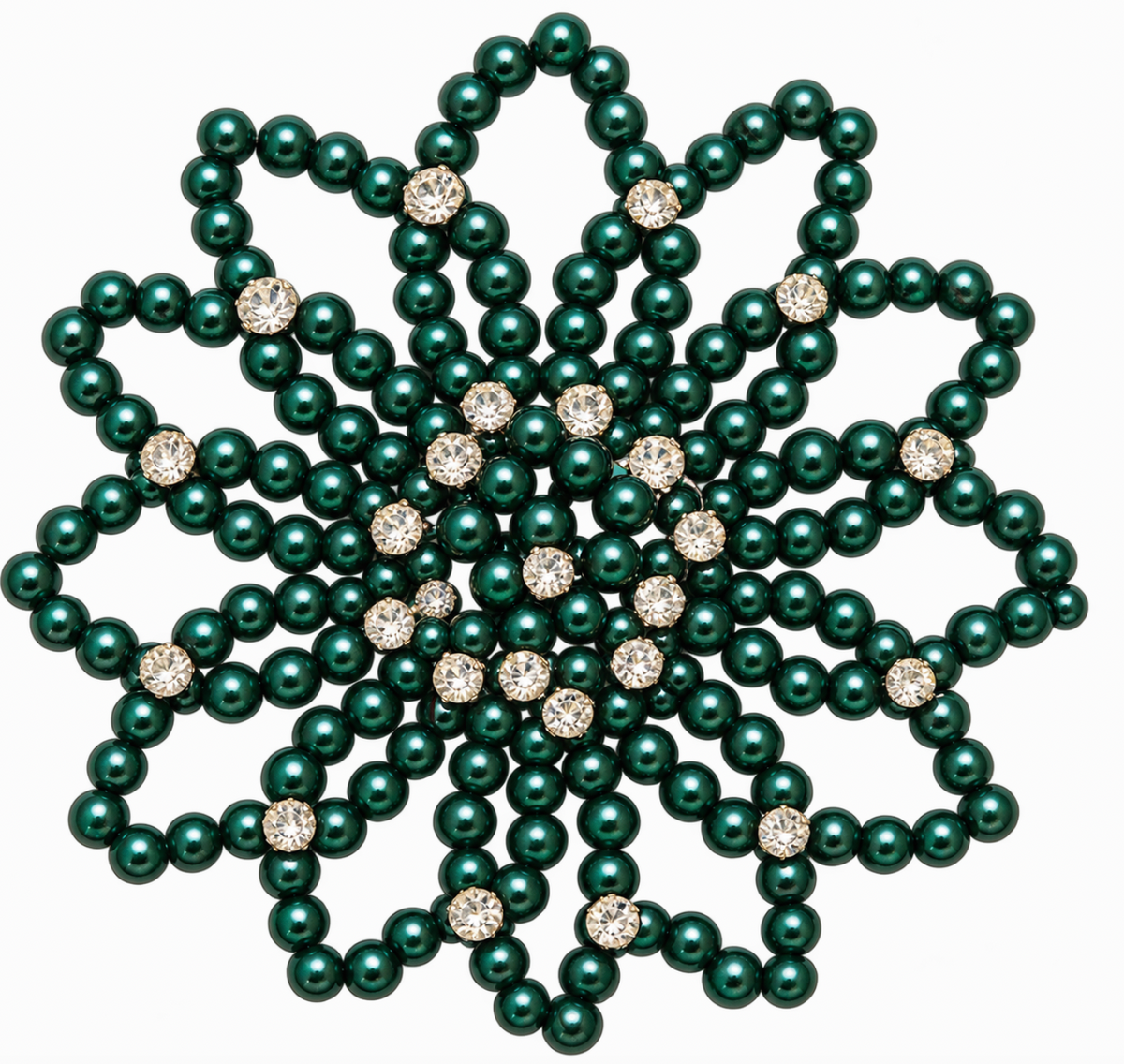 Crystal Pearl Hair/Bun Net