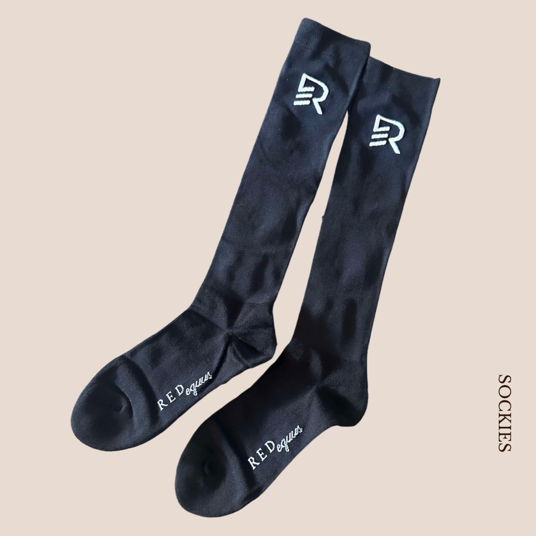 Red Equus Equestrian Socks