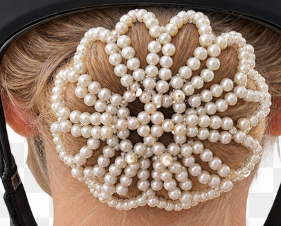 Crystal Pearl Hair/Bun Net