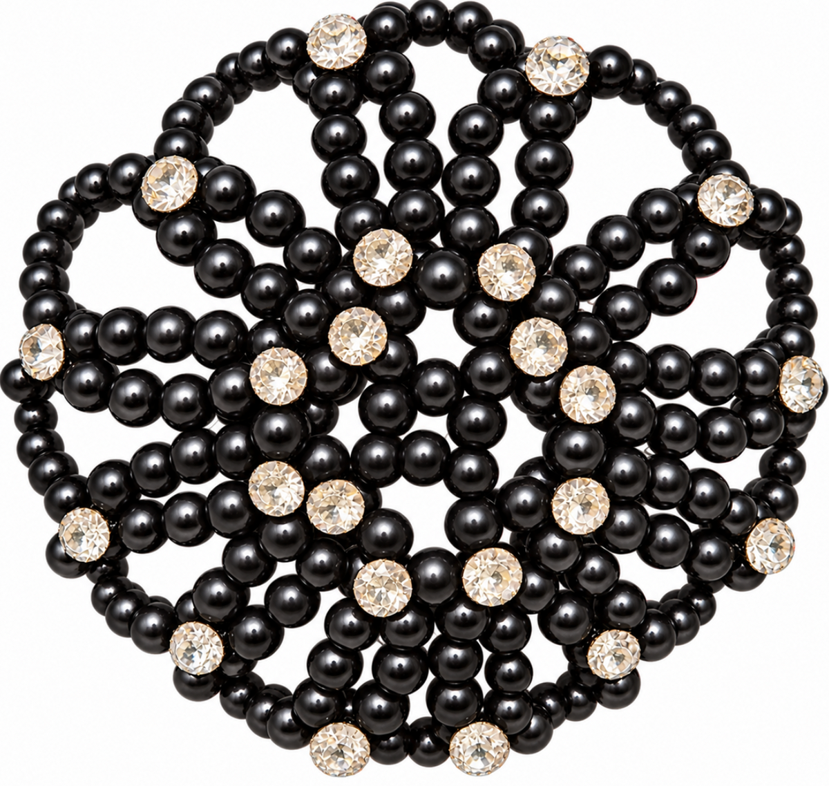 Crystal Pearl Hair/Bun Net