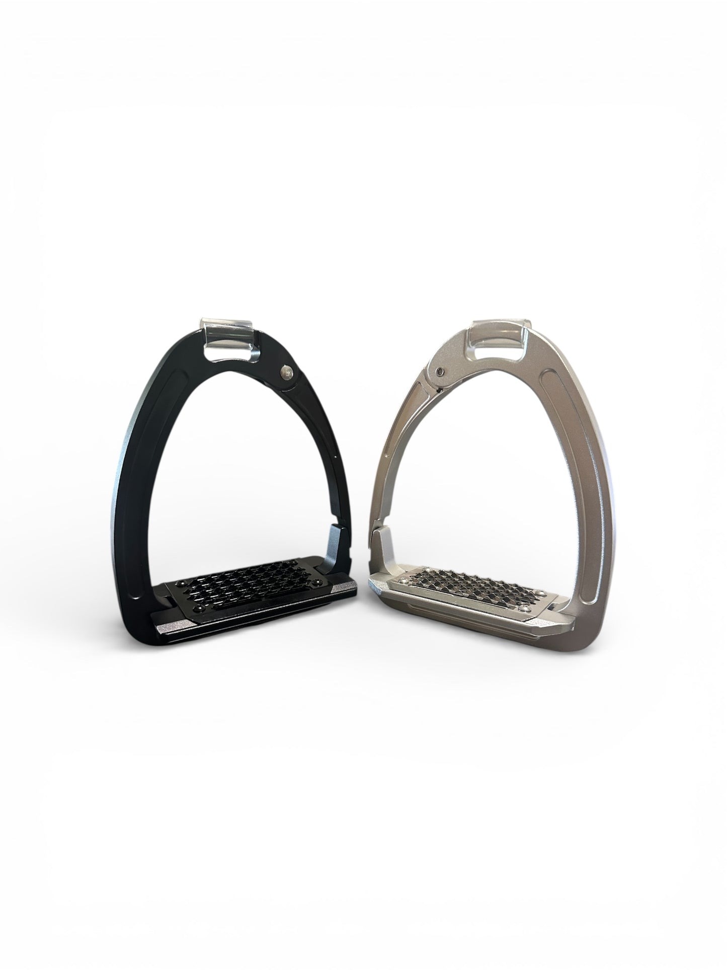 Red Equus Aluminium Safety Stirrups