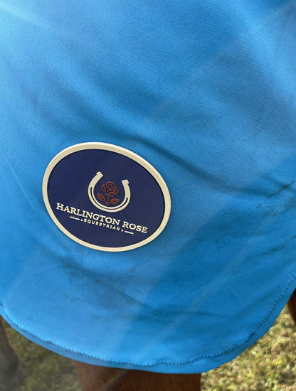 Vibrant Azure Blue - Horse Onesie by Harlington Rose