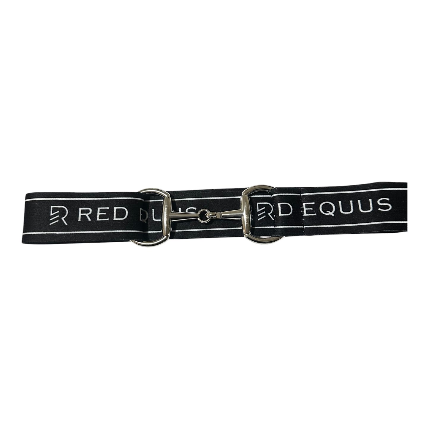 RED EQUUS Snaffle Bit Belt in Black