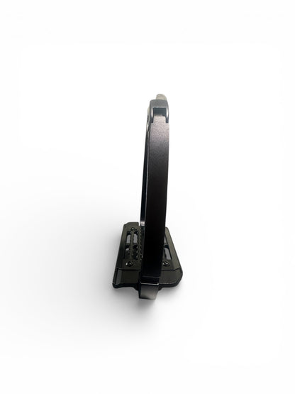 Red Equus Aluminium Safety Stirrups- Black